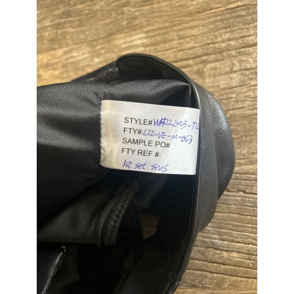 RTA Rangi Leather Bustier Corset Top Black Womens Size 4 - Picture 11 of 11